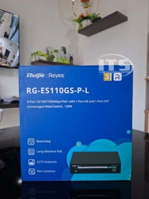 RUIJIE POE SWITCH 8 PORT + SFP RG-ES110GS-P-L